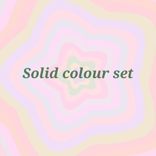 Solid colour set